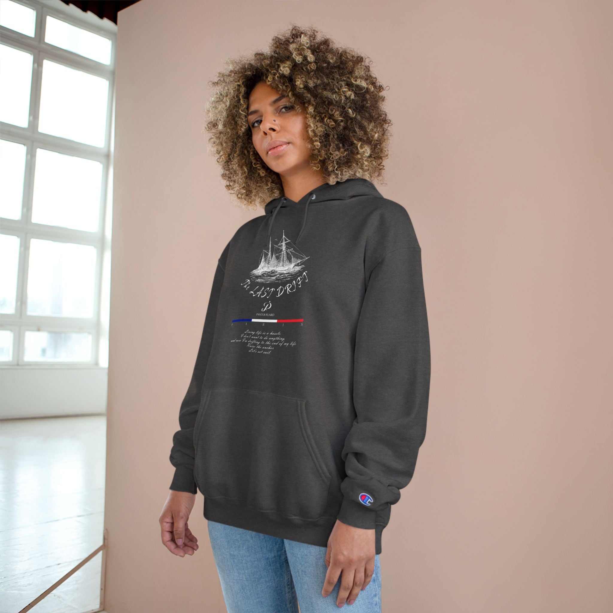 Old Money Nautical Heritage Hoodie - The Last Drift II (Champion Authentic Eco-Fleece)
