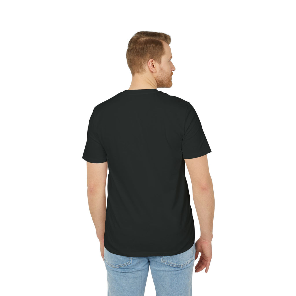 Men's & Women's Black Organic Cotton T-Shirt - Premium Sustainable Graphic Tee
