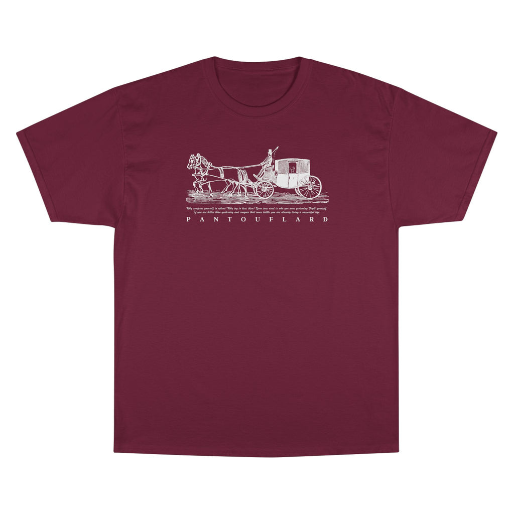 Unisex Charcoal Champion Vintage Carriage 100% Cotton T-Shirt