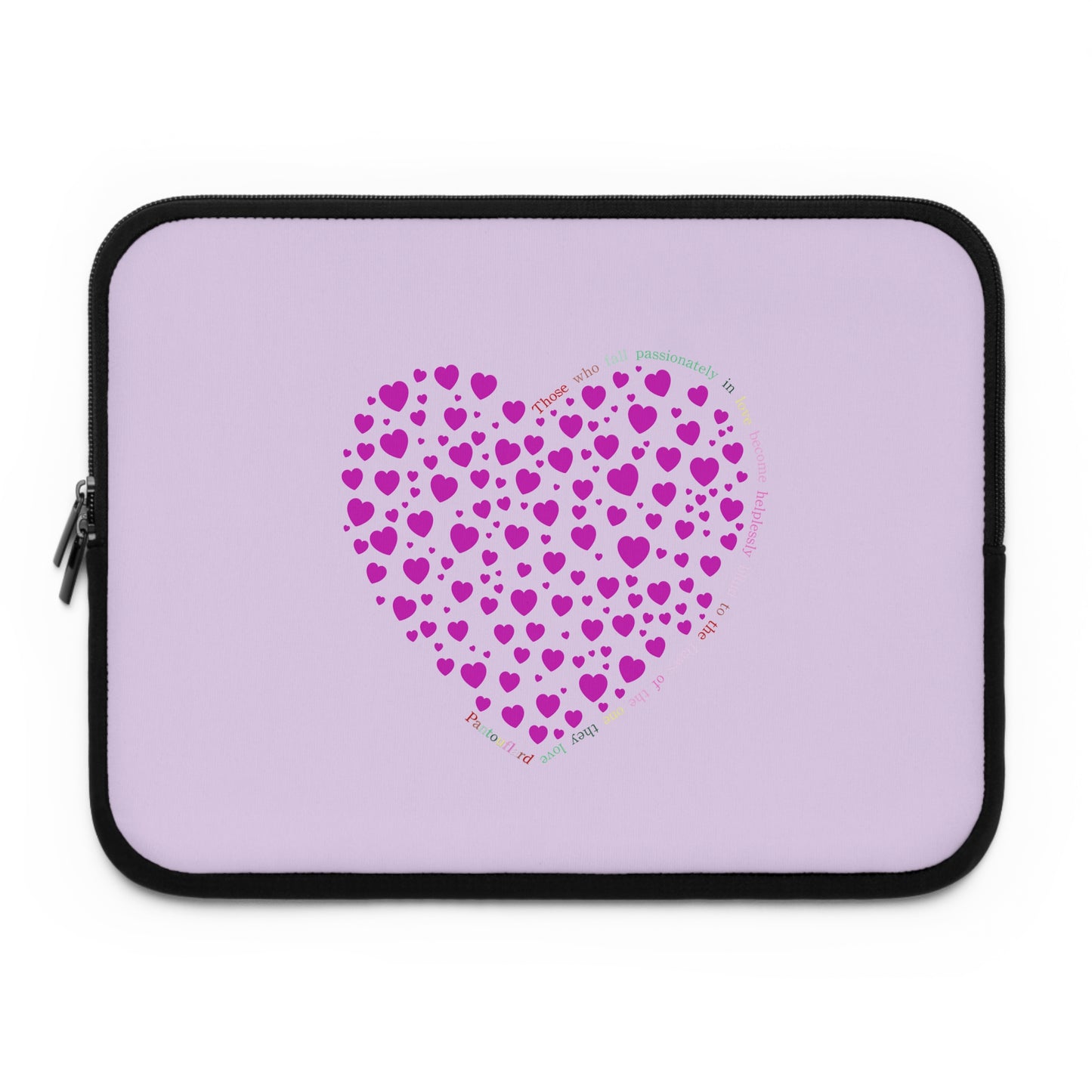 Pink Heart Laptop Sleeve