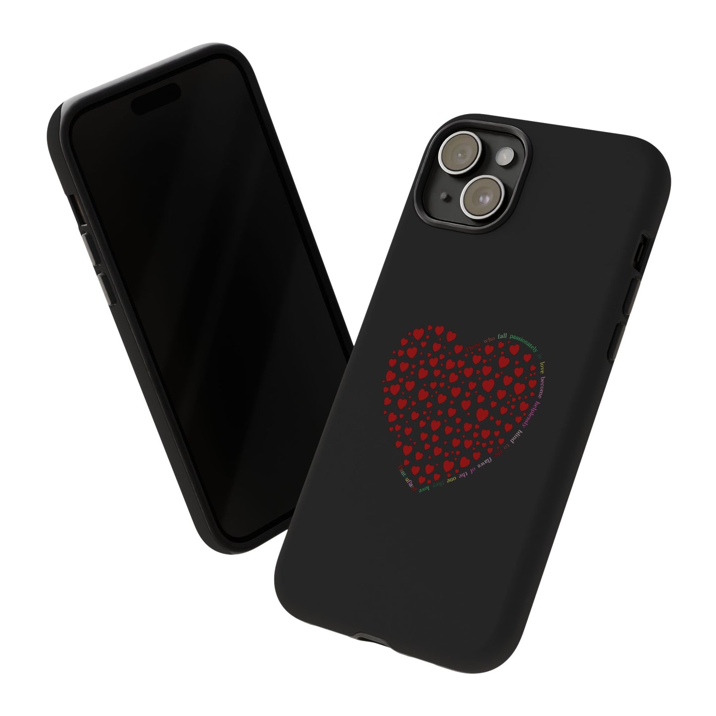 Fundas de corazón rojo para teléfonos iPhone, Galaxy, Google Pixel (54 tipos)