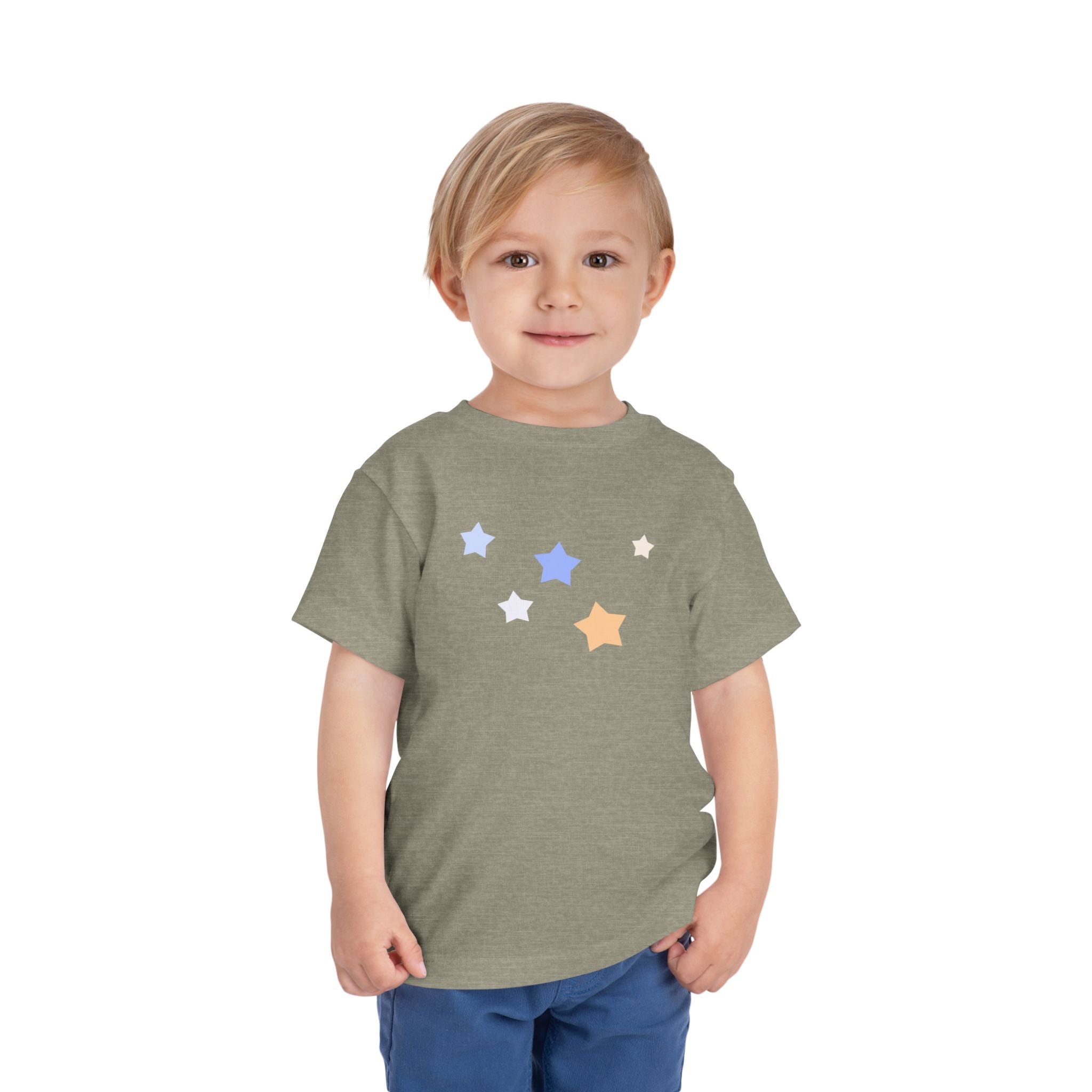 Toddler Boys' & Girls' Cassiopeia Constellation Graphic T-Shirt - W-Shape 100% Cotton Kids short-sleeve t-shirt
