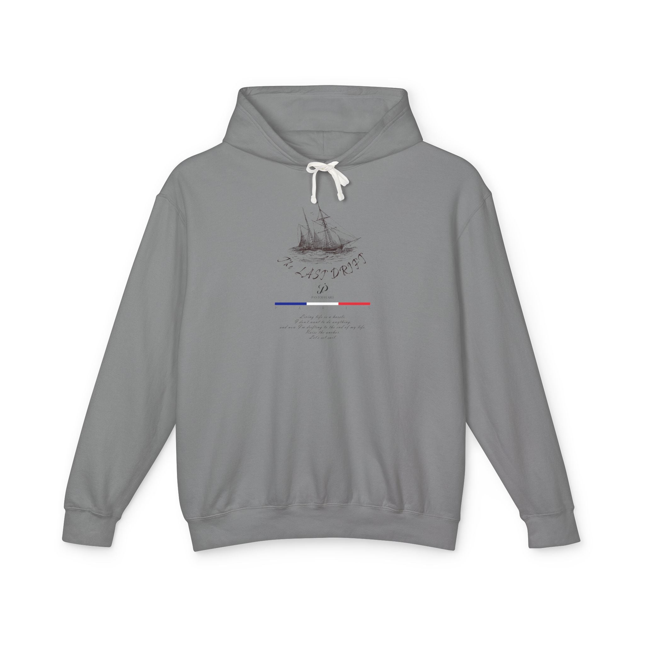 Old Money Nautical Heritage Hoodie - The Last Drift I (Lightweight 100% Cotton Coastal Pullover)