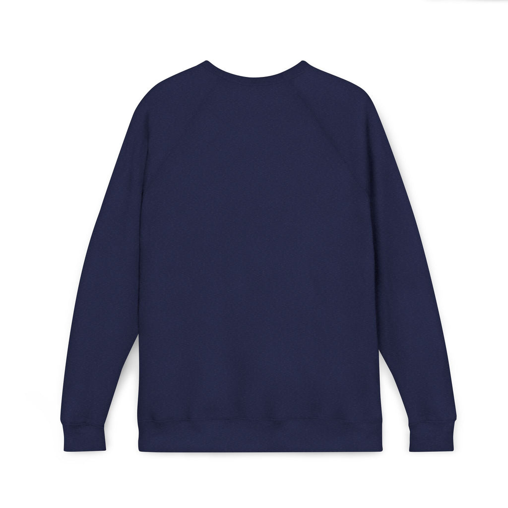 Unisex Old Money Aesthetic Raglan Sweatshirt - Colorful Logo (Premium Sponge Fleece)