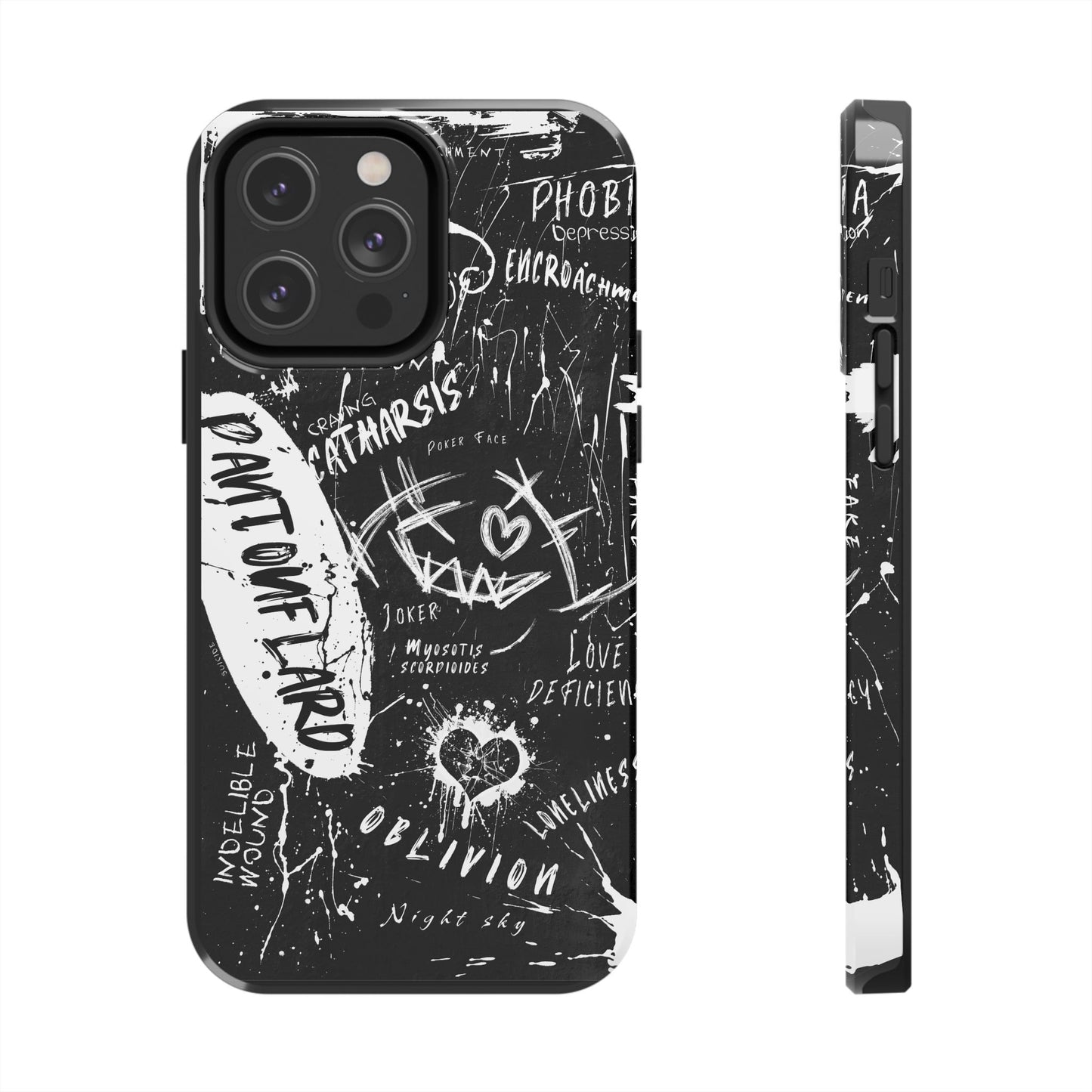 Edgy iPhone Cases for Tough Love - Perfect for Teens and Young Adults, Trendy Art, Unique Gift, Phone Accessories