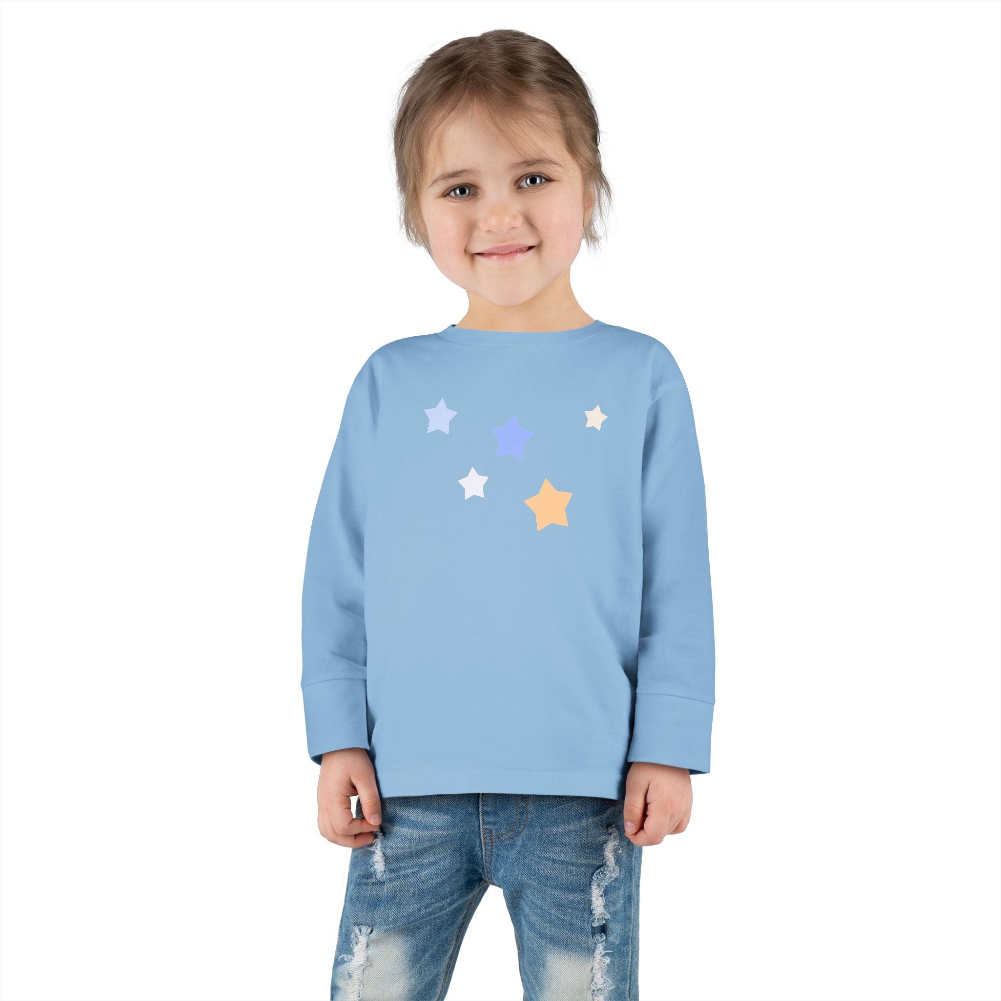 Toddler Cassiopeia Star Print Cotton Baby Long Sleeve Tee