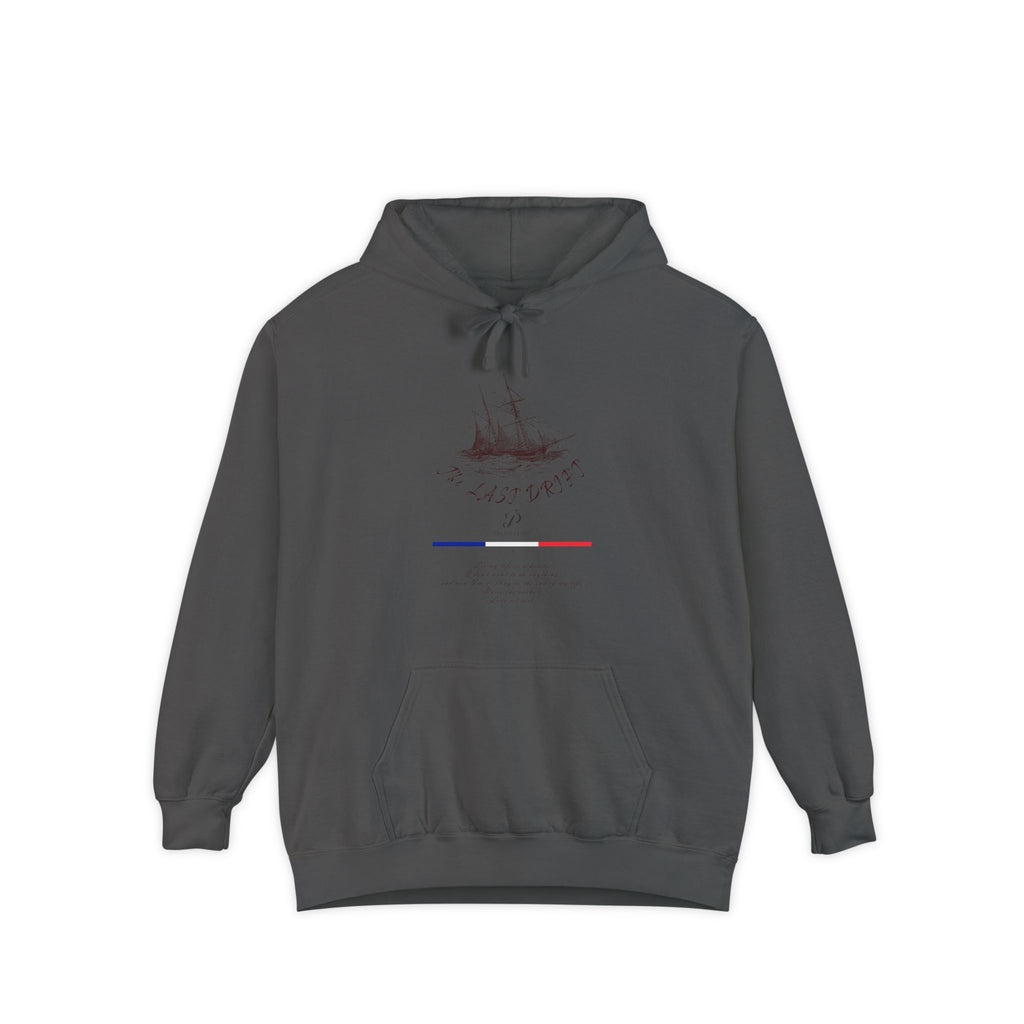 Old Money Nautical Heritage Hoodie - The Last Drift I (9.5oz Garment-Dyed Fleece)