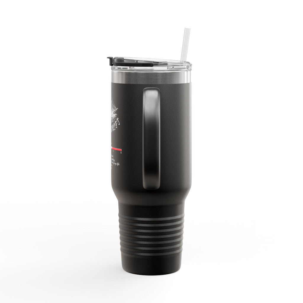 Navy Blue The Last Drift Ship 40oz Stainless Steel Insulated Travel Mug