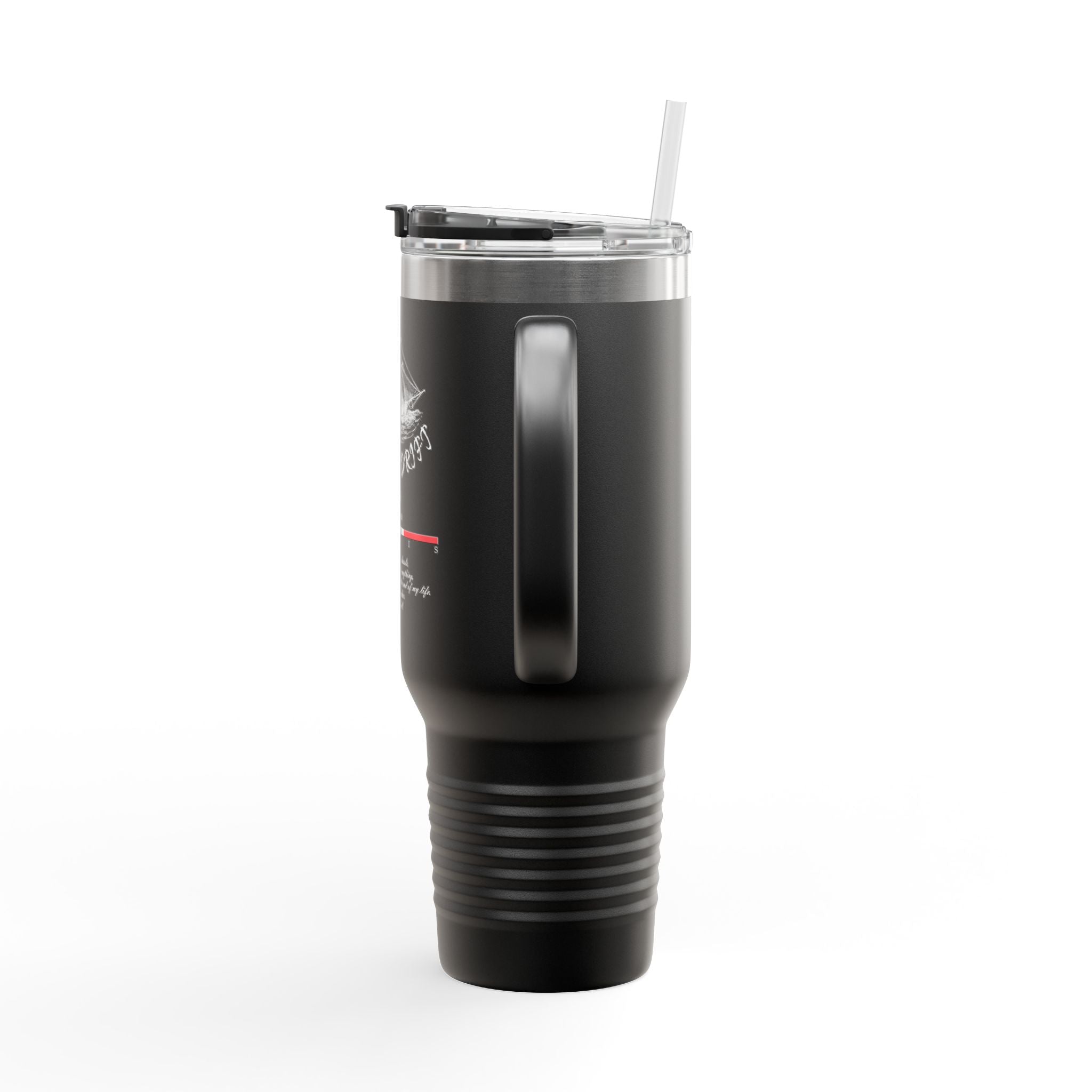 Navy Blue The Last Drift Ship 40oz Stainless Steel Insulated Travel Mug