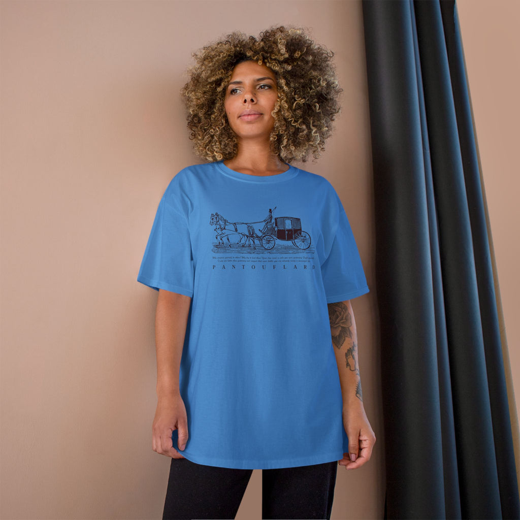 Unisex Burnt Orange Champion Vintage Carriage 100% Cotton T-Shirt