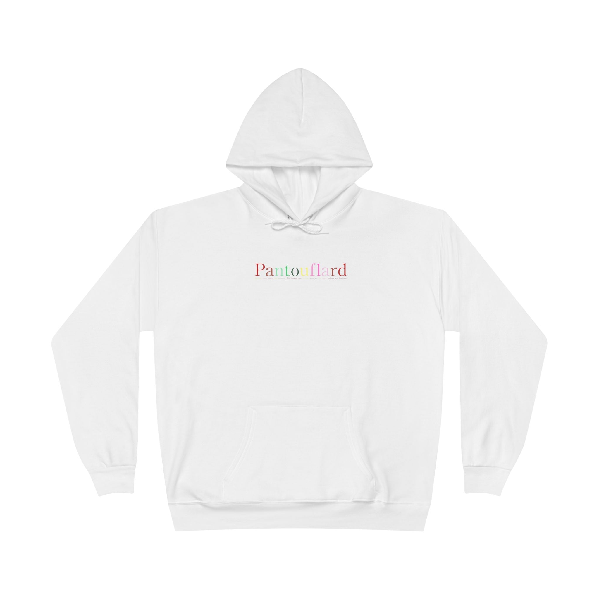 Pantouflard Graphic Eco-Fleece Hoodie | Sustainable Cotton Blend Pullover