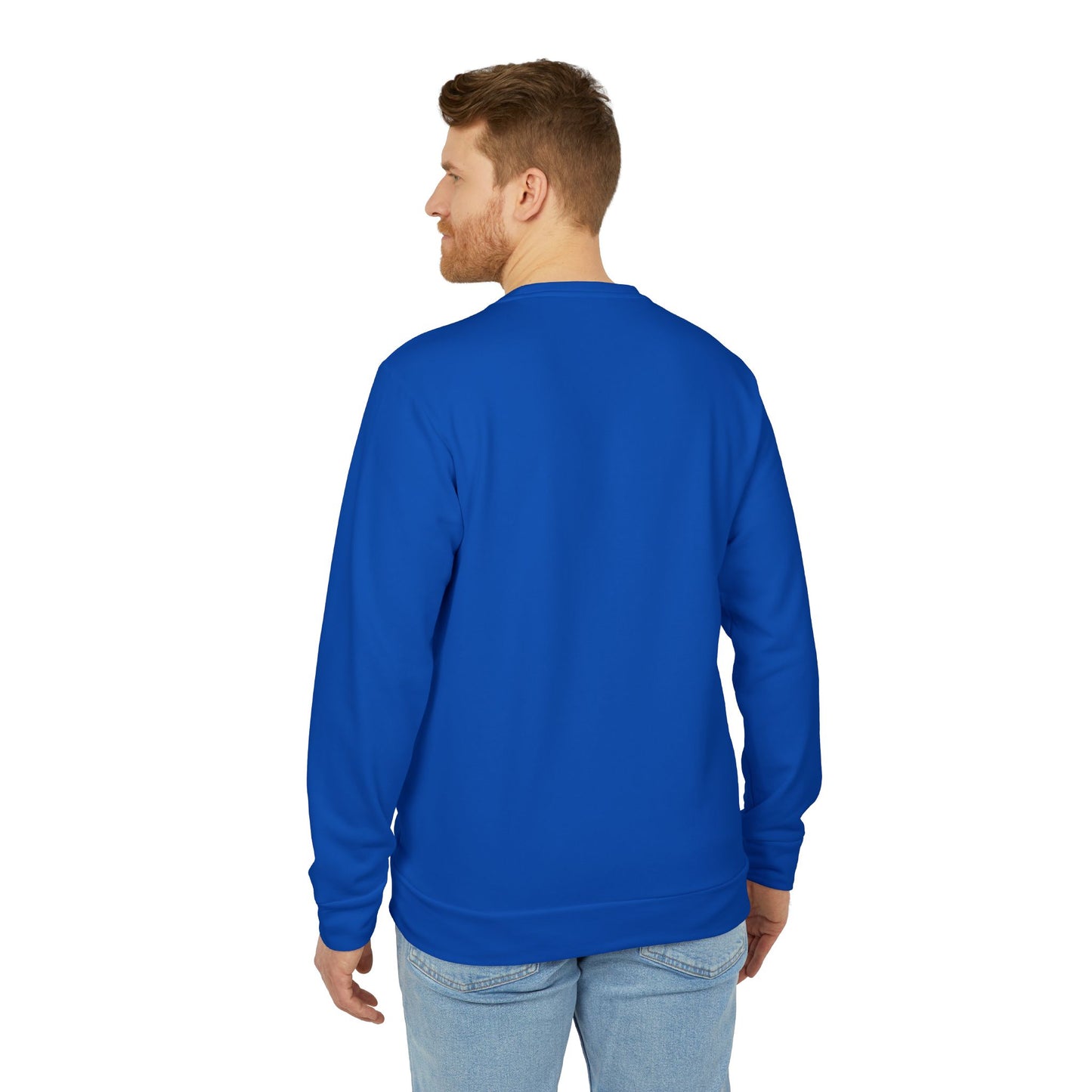 Adidas Unisex  Crewneck Sweatshirt with Blue Heart Design