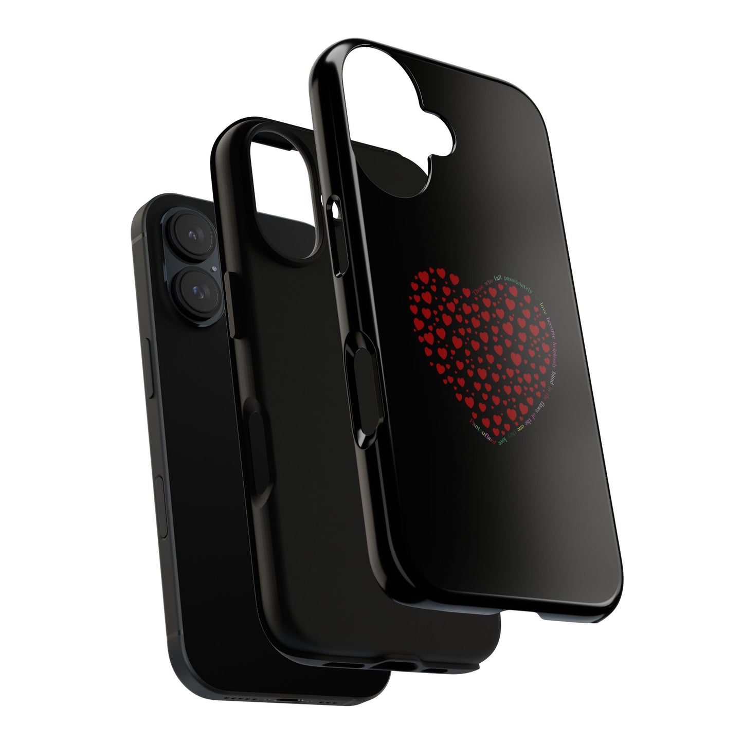 Fundas de corazón rojo para teléfonos iPhone, Galaxy, Google Pixel (54 tipos)