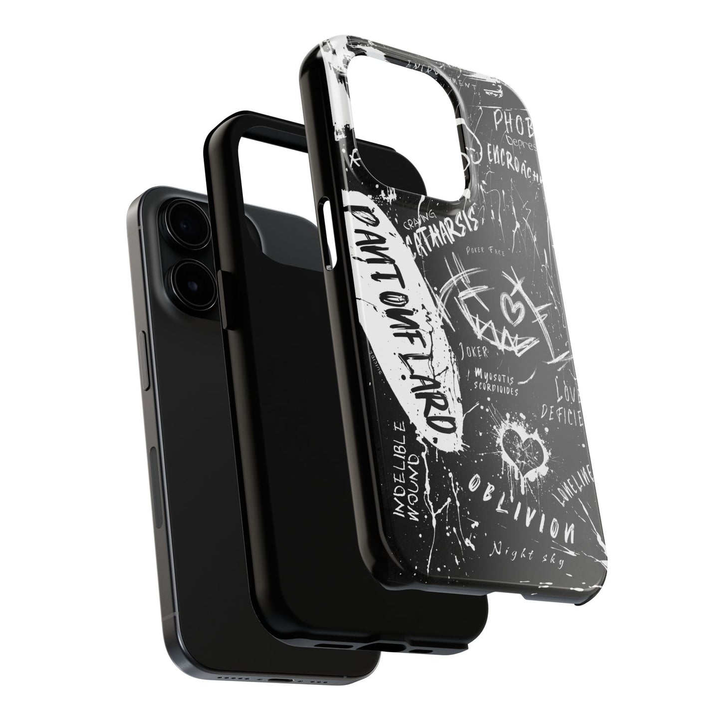 Edgy iPhone Cases for Tough Love - Perfect for Teens and Young Adults, Trendy Art, Unique Gift, Phone Accessories