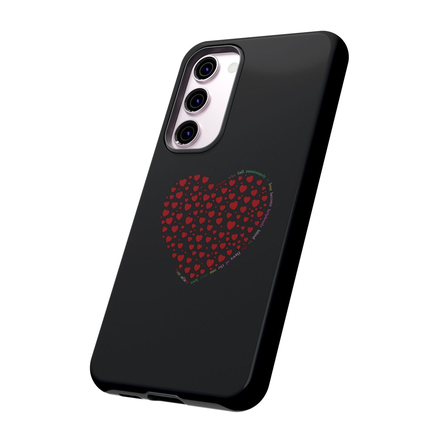 Fundas de corazón rojo para teléfonos iPhone, Galaxy, Google Pixel (54 tipos)