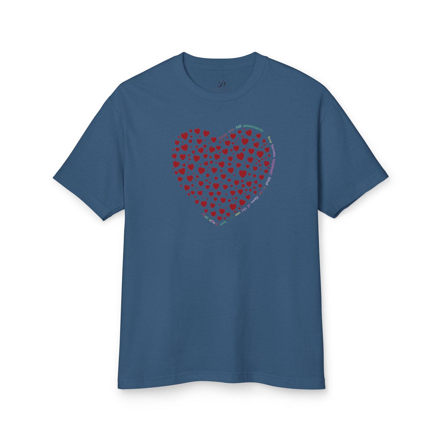 Camiseta de algodón pesada unisex Red Heart