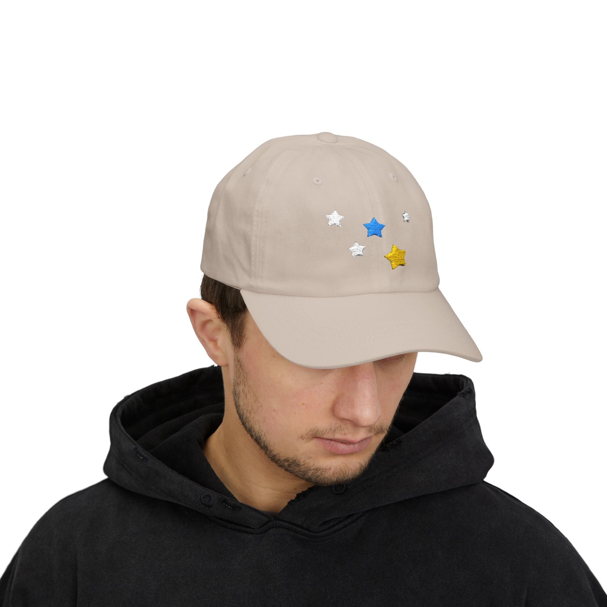 Unisex Cassiopeia Star Embroidered Cotton Dad Cap