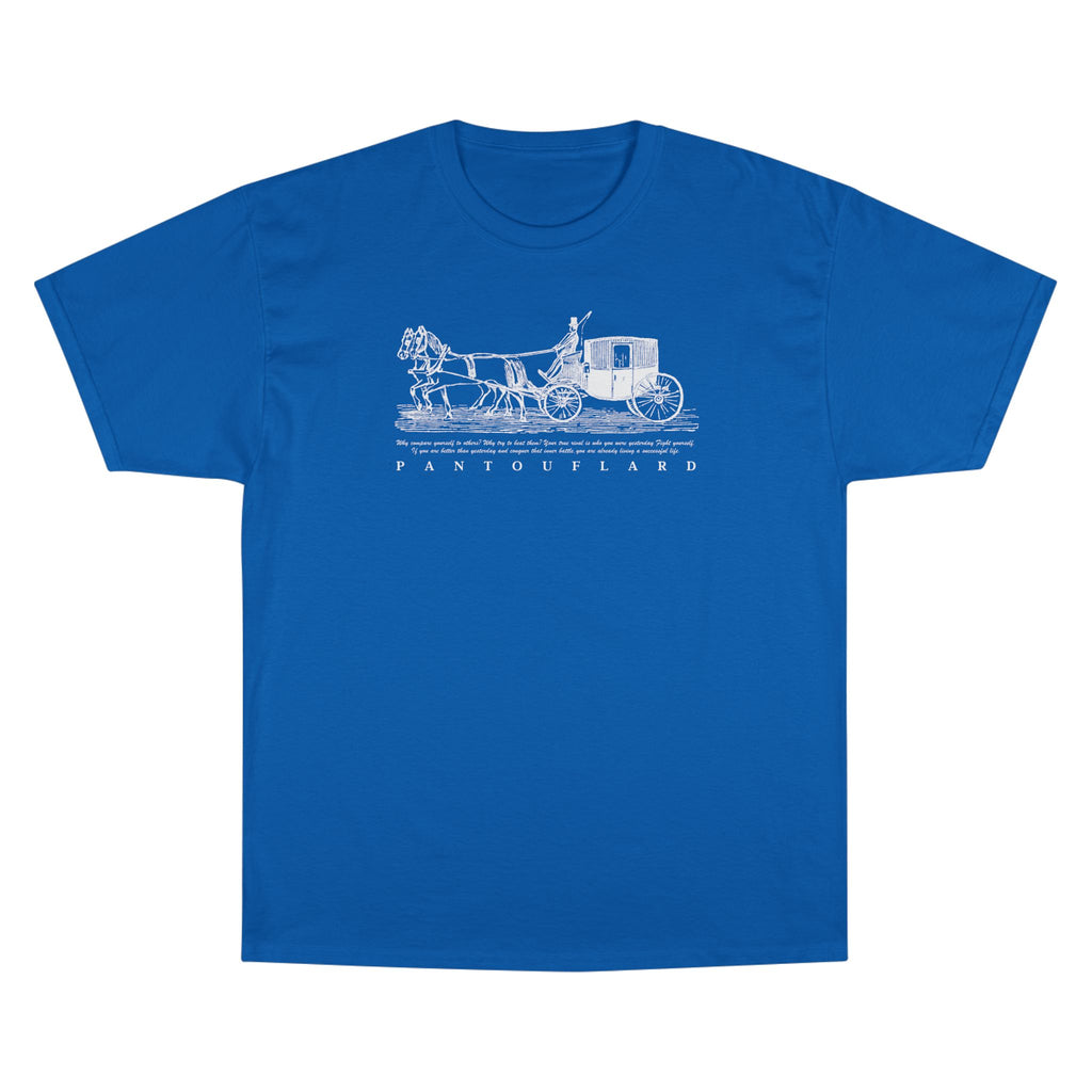 Unisex Charcoal Champion Vintage Carriage 100% Cotton T-Shirt