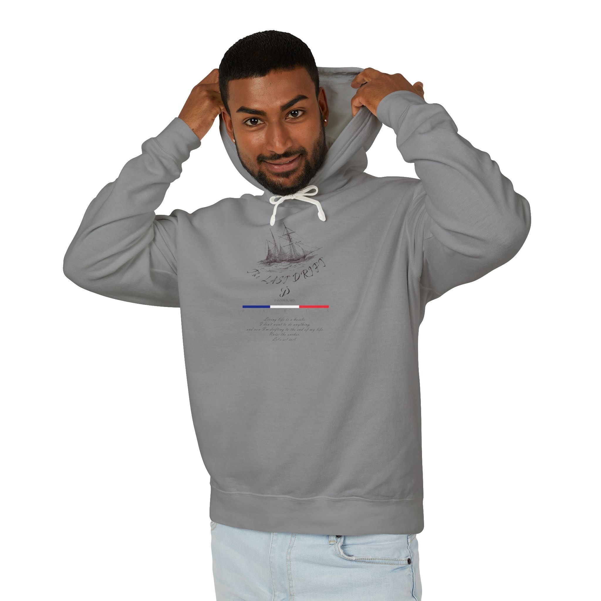 Old Money Nautical Heritage Hoodie - The Last Drift I (Lightweight 100% Cotton Coastal Pullover)