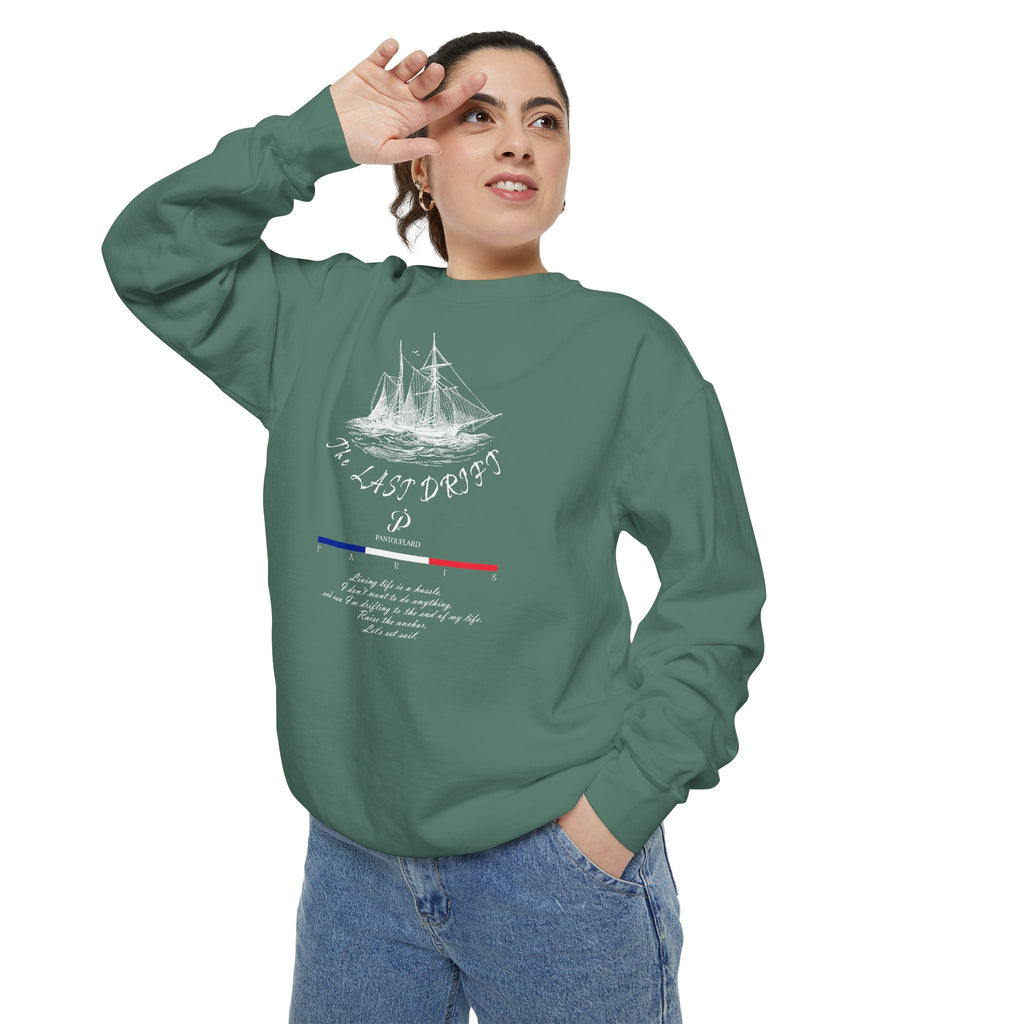 Unisex Navy Last Drift Cotton Blend Sweatshirt
