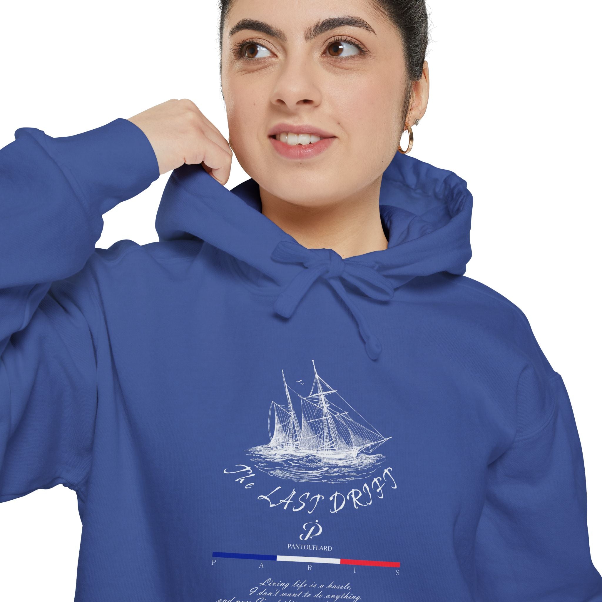 Old Money Nautical Heritage Hoodie - The Last Drift II (9.5oz Garment-Dyed Fleece)