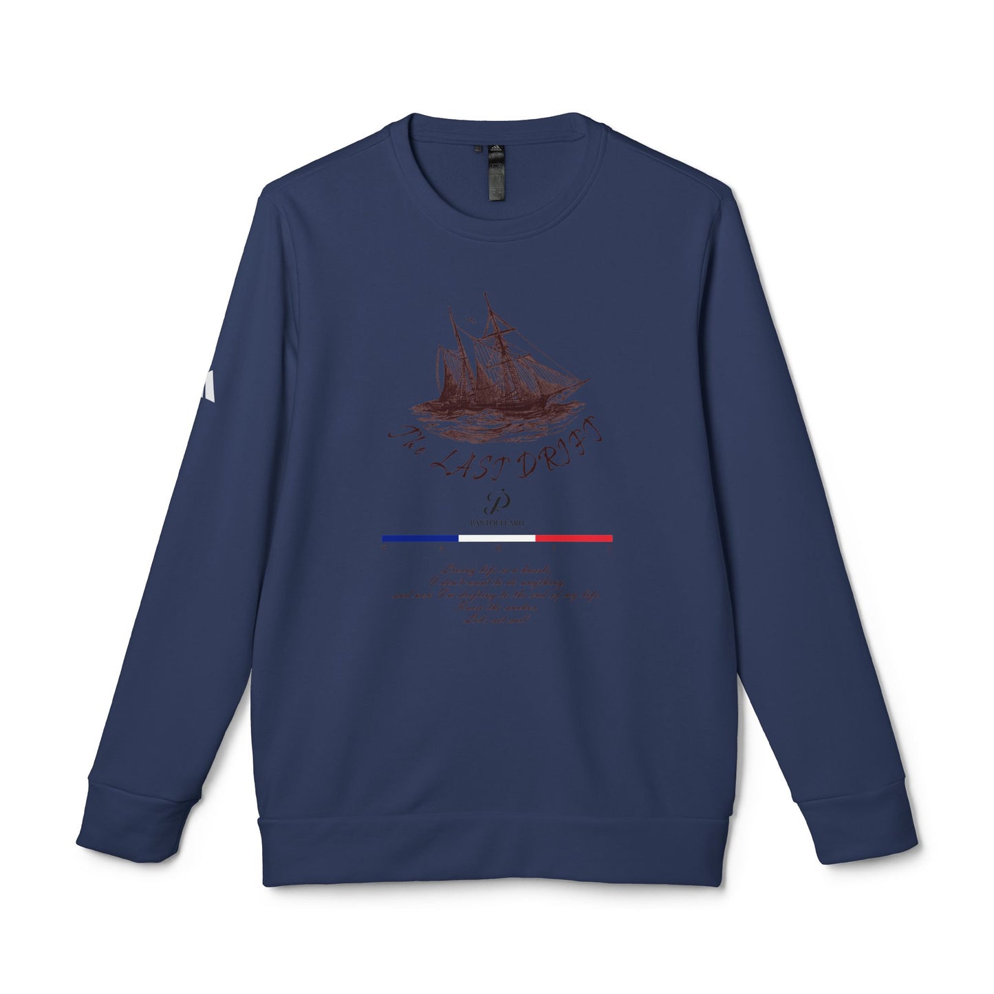Adidas Nautical Adventure Crewneck Sweatshirt, Unisex Fleece Sweatshirt, Cozy Winter Apparel, Ideal Gift for Sailors, Comfortable Casual Wear