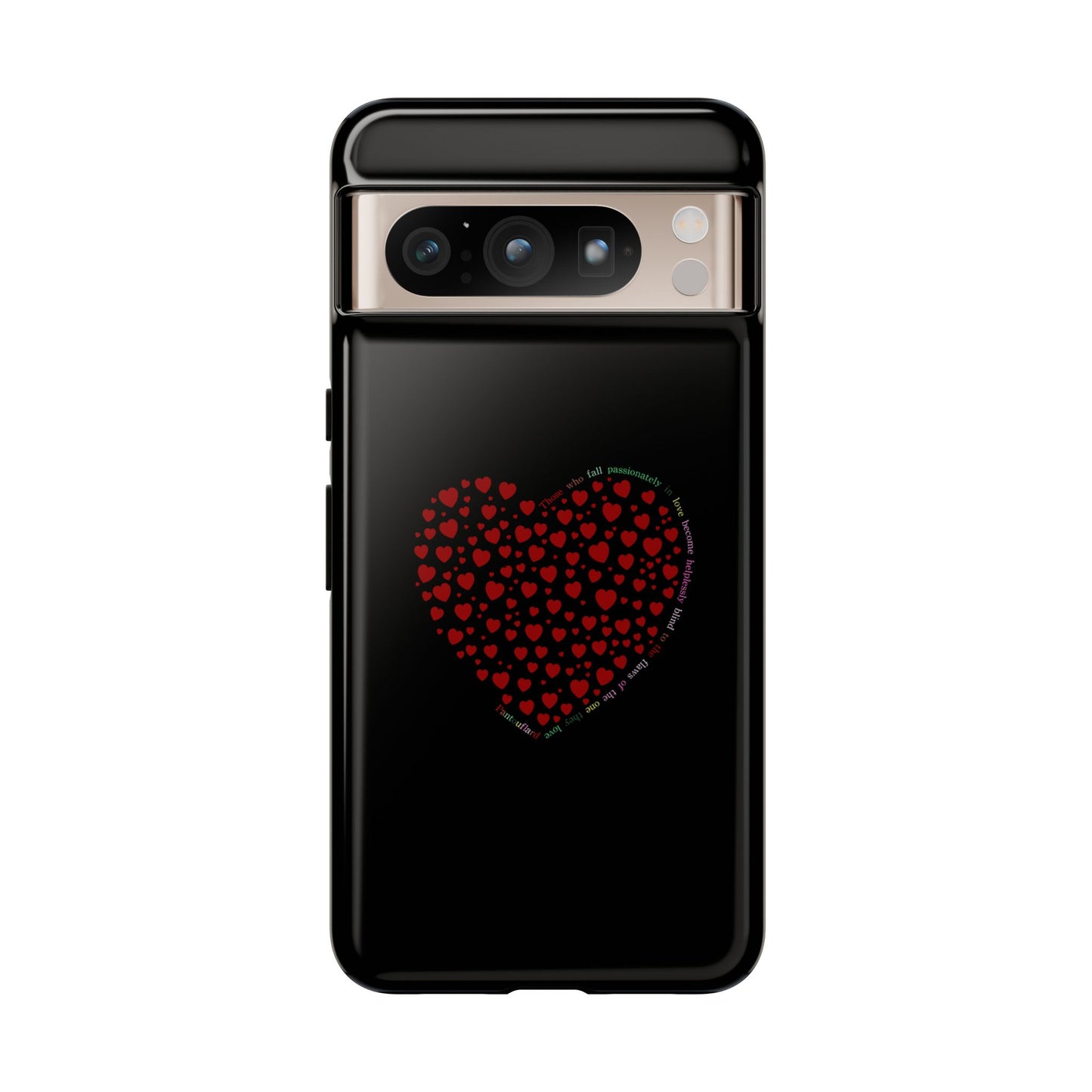 Fundas de corazón rojo para teléfonos iPhone, Galaxy, Google Pixel (54 tipos)