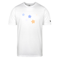 Men's Black Kitschy Cassiopeia Constellation Cotton Blend Under Armour T-Shirt - white