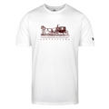 Men's White Vintage Carriage Quote Cotton Blend Under Armour T-Shirt - white