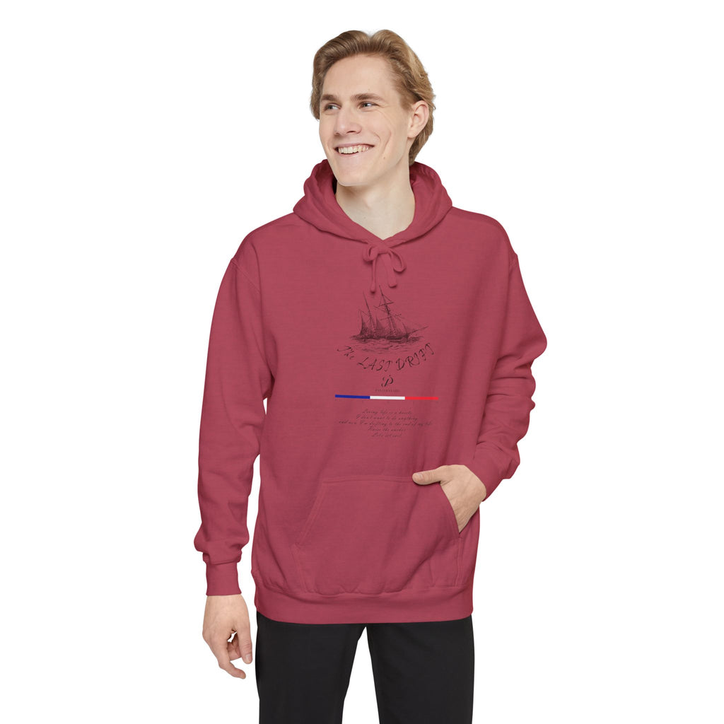 Old Money Nautical Heritage Hoodie - The Last Drift I (9.5oz Garment-Dyed Fleece)