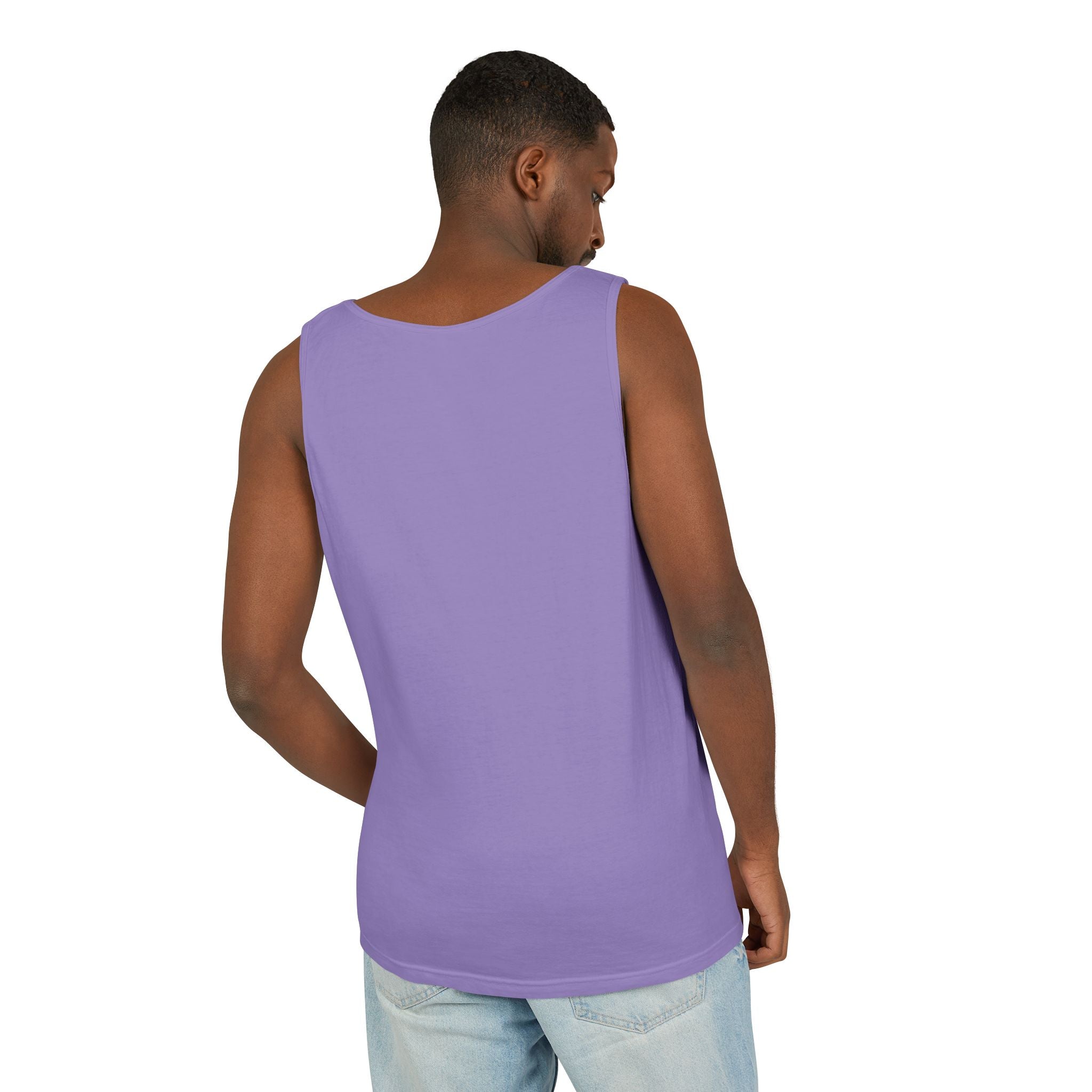 Unisex Black Last Drift Cotton Garment-Dyed Tank Top