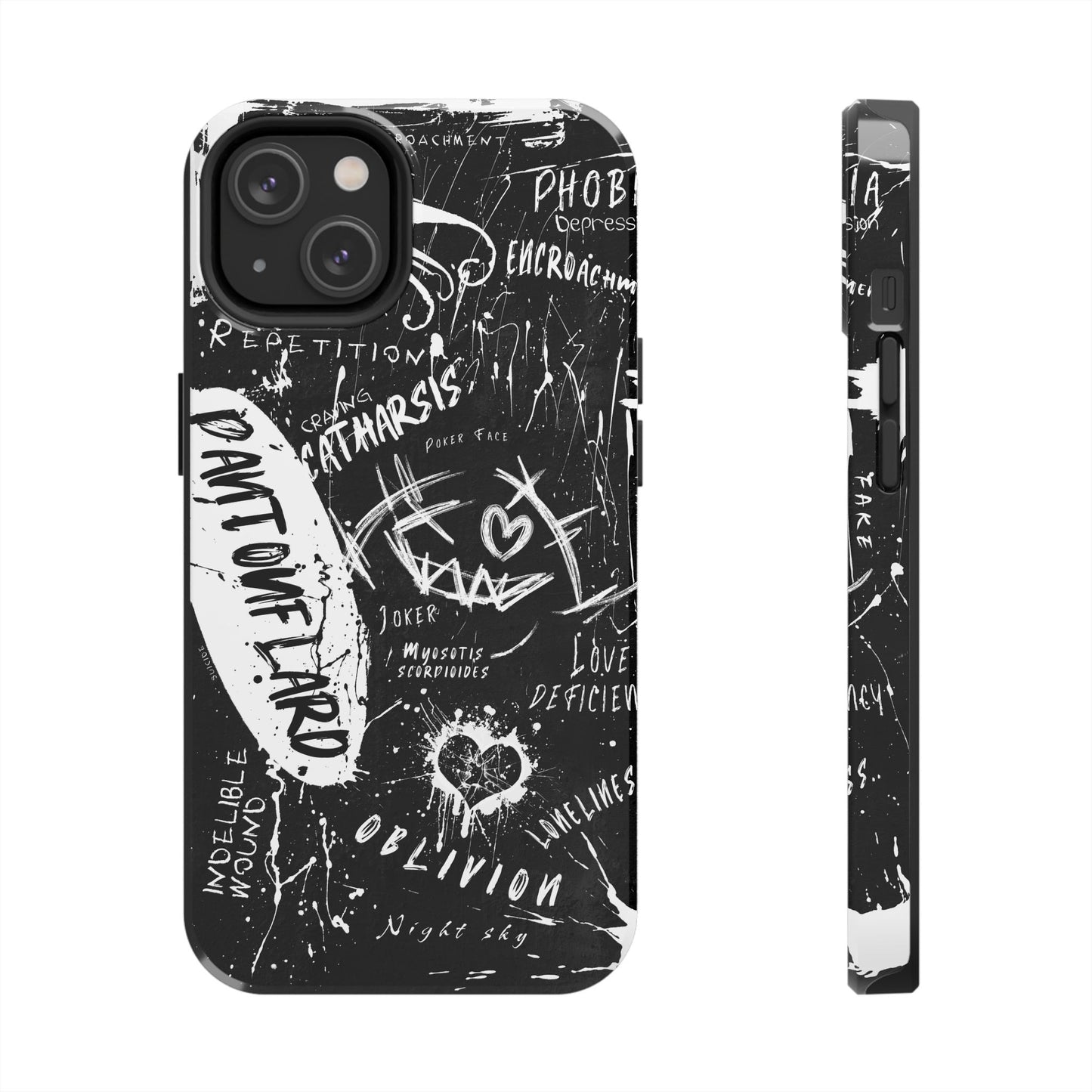 Edgy iPhone Cases for Tough Love - Perfect for Teens and Young Adults, Trendy Art, Unique Gift, Phone Accessories