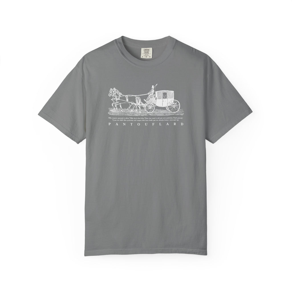 Unisex Burnt Orange Hanes Vintage Carriage Graphic 100% Cotton T-Shirt