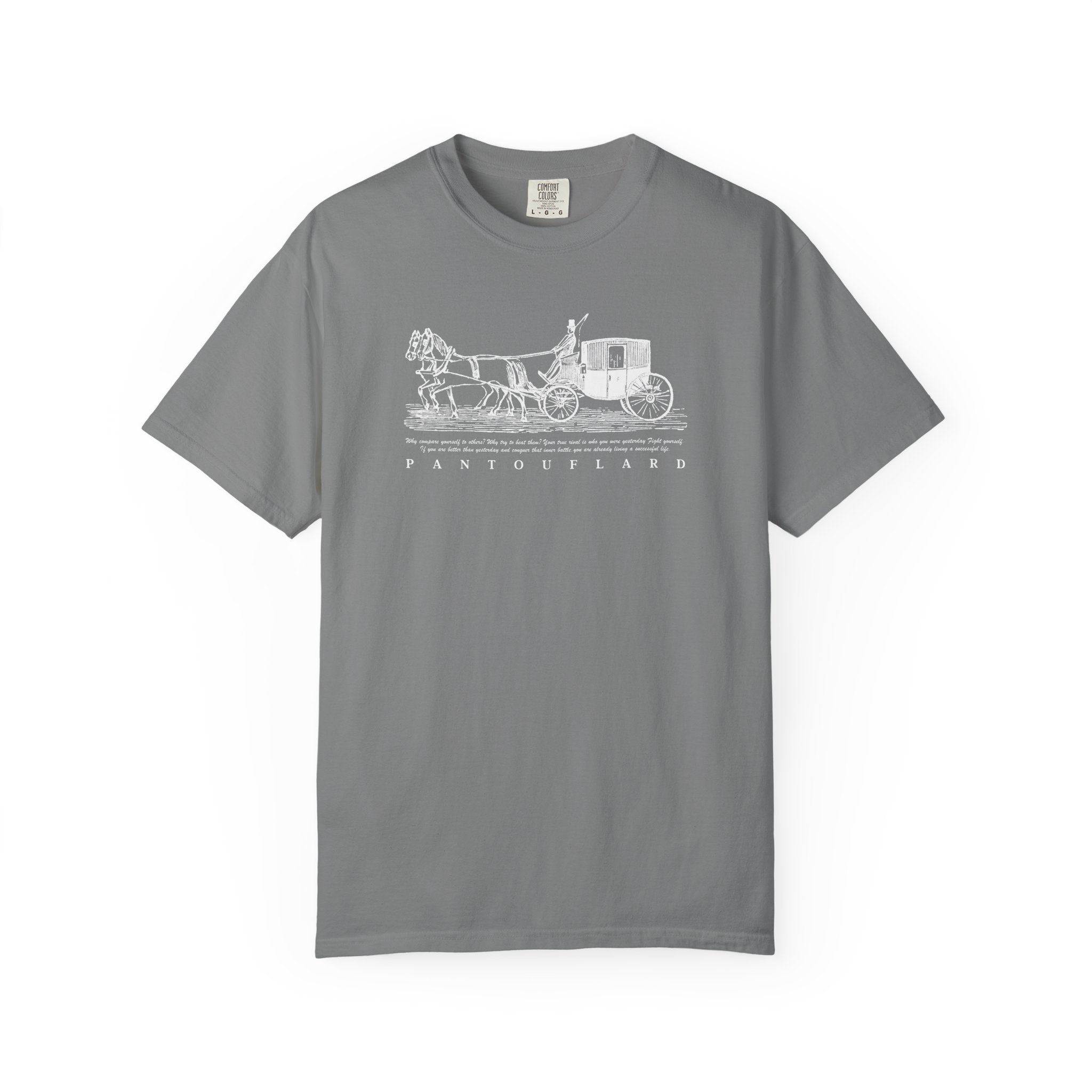 Unisex Burnt Orange Hanes Vintage Carriage Graphic 100% Cotton T-Shirt