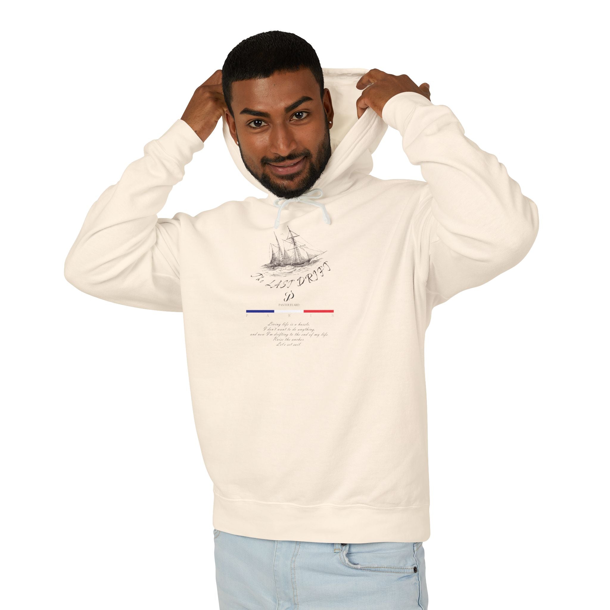 Old Money Nautical Heritage Hoodie - The Last Drift I (Lightweight 100% Cotton Coastal Pullover)