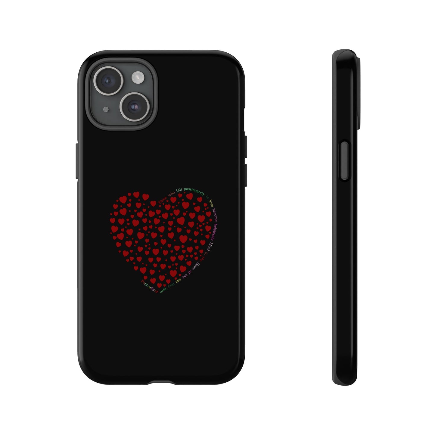 Fundas de corazón rojo para teléfonos iPhone, Galaxy, Google Pixel (54 tipos)