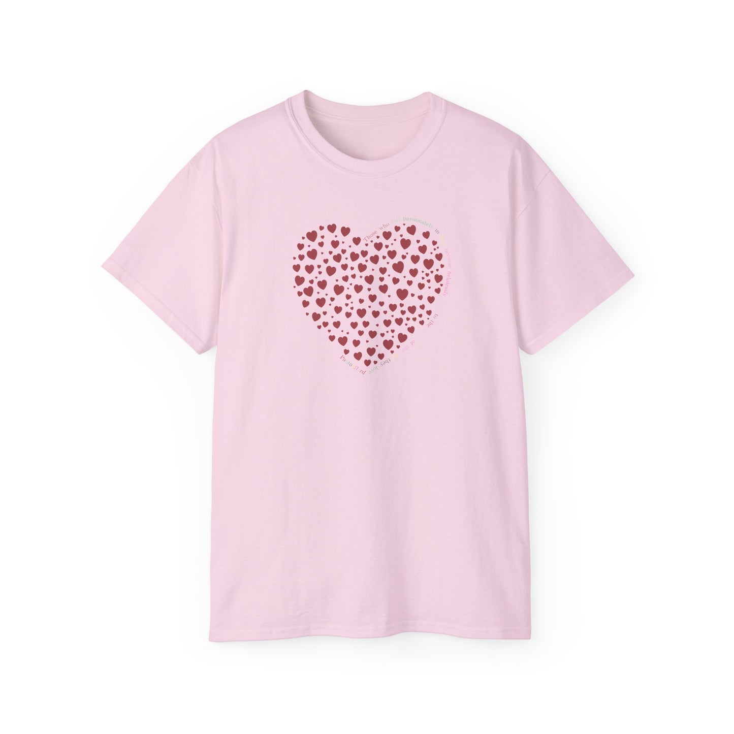 Red Heart Unisex Kurzarm-T-Shirt