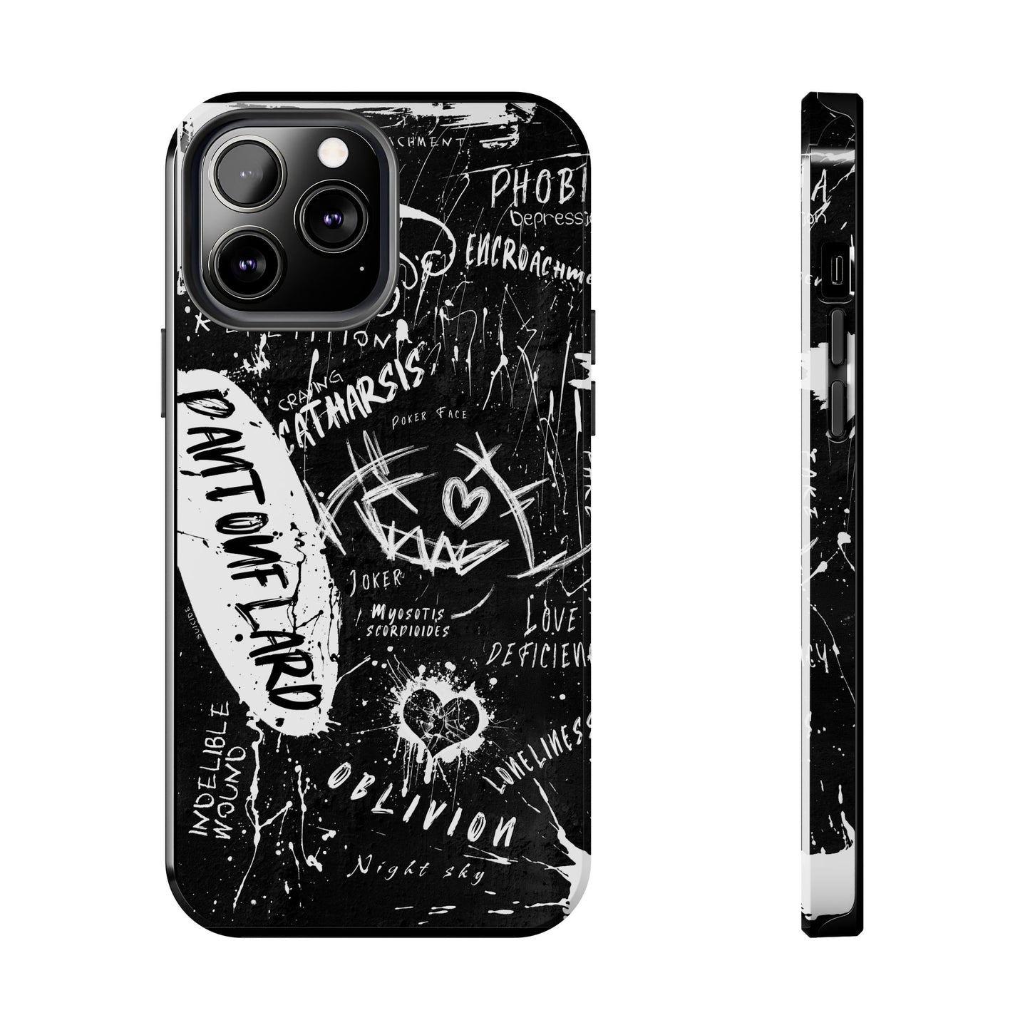 Edgy iPhone Cases for Tough Love - Perfect for Teens and Young Adults, Trendy Art, Unique Gift, Phone Accessories