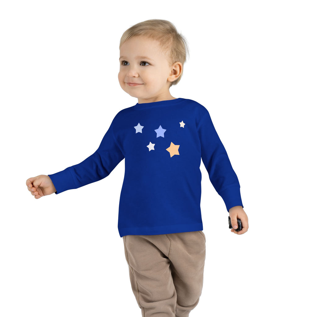 Toddler Cassiopeia Star Print Cotton Baby Long Sleeve Tee