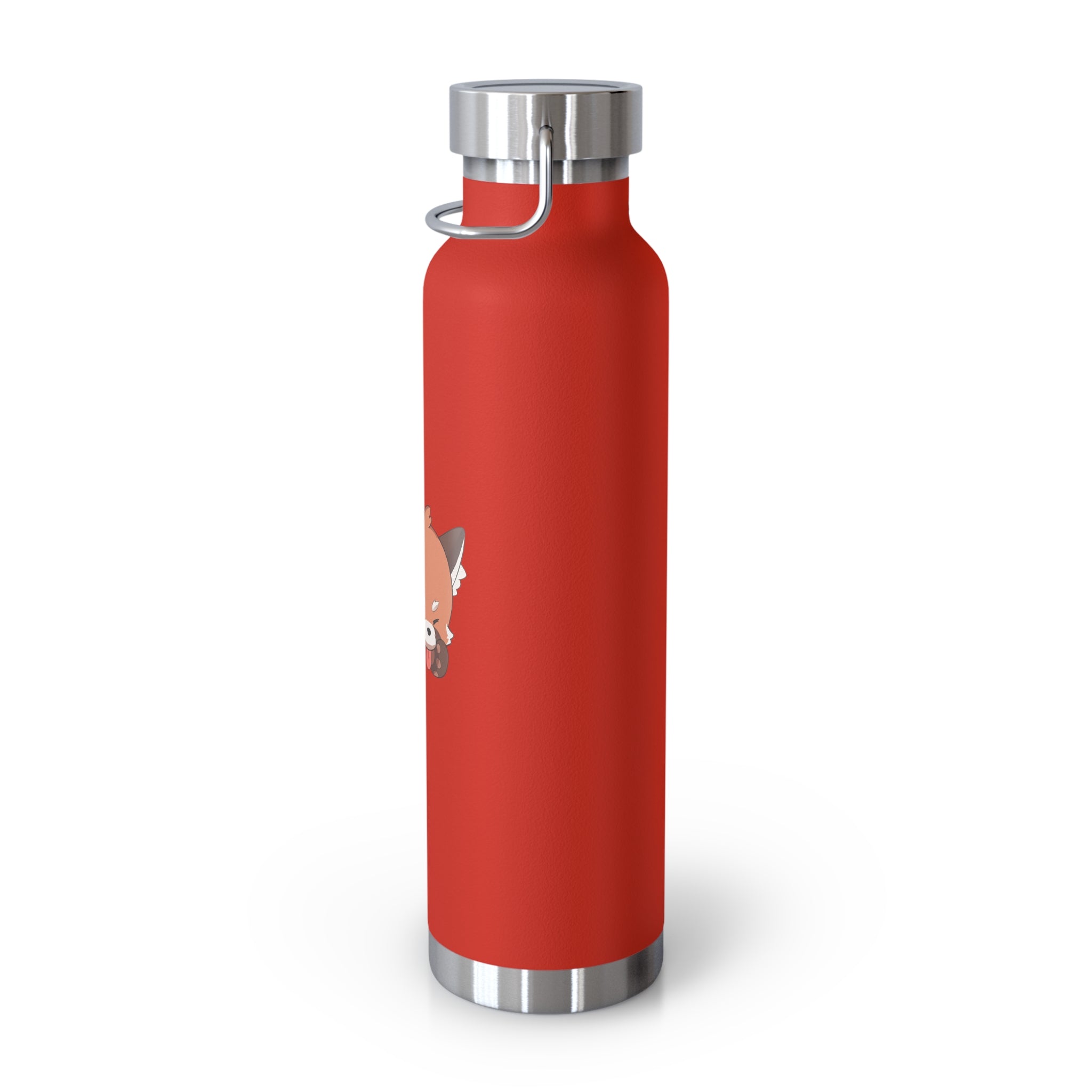 Orange Cute Sleeping Red Panda 22oz Copper Vacuum Insulated Bottle