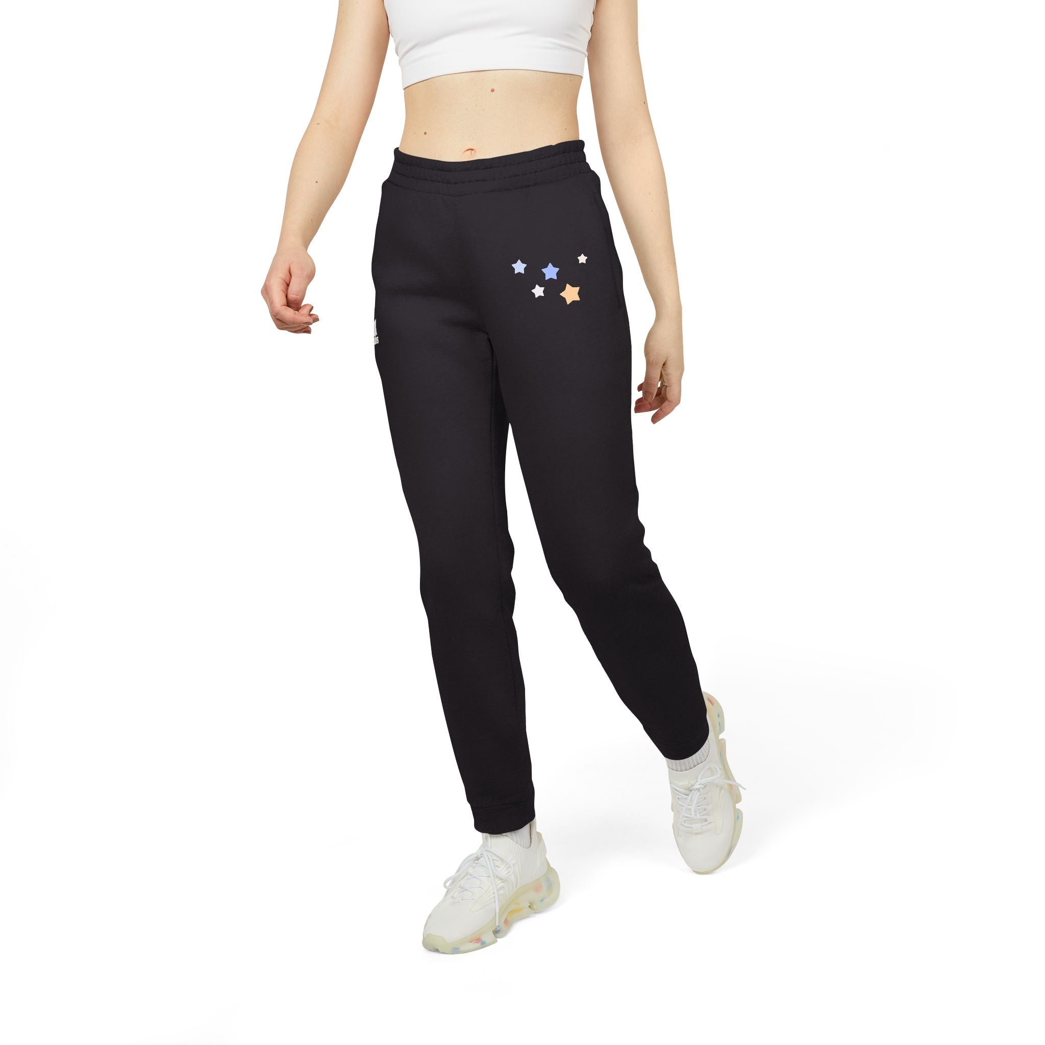 Adidas Men's/Women's Cassiopeia Constellation Graphic Joggers - W-Shape Fleece Sweatpants