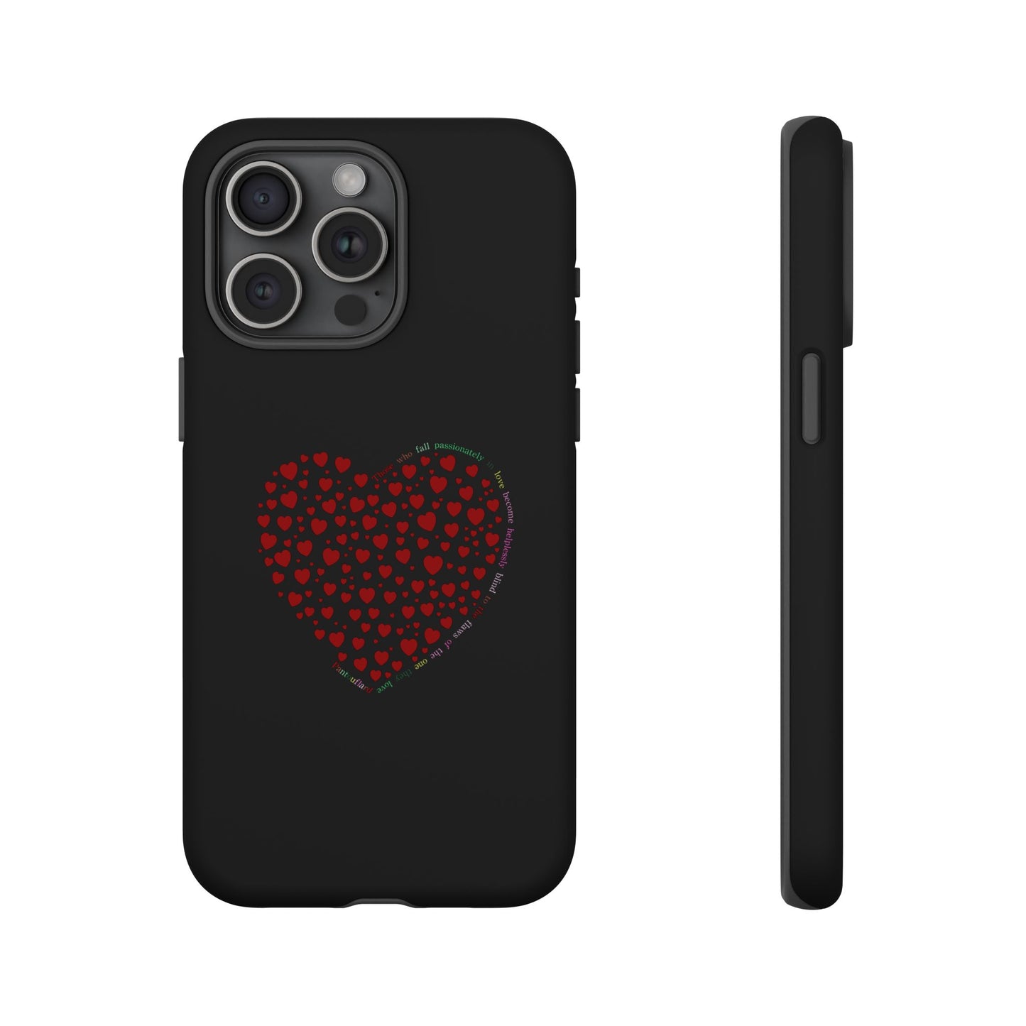 Fundas de corazón rojo para teléfonos iPhone, Galaxy, Google Pixel (54 tipos)