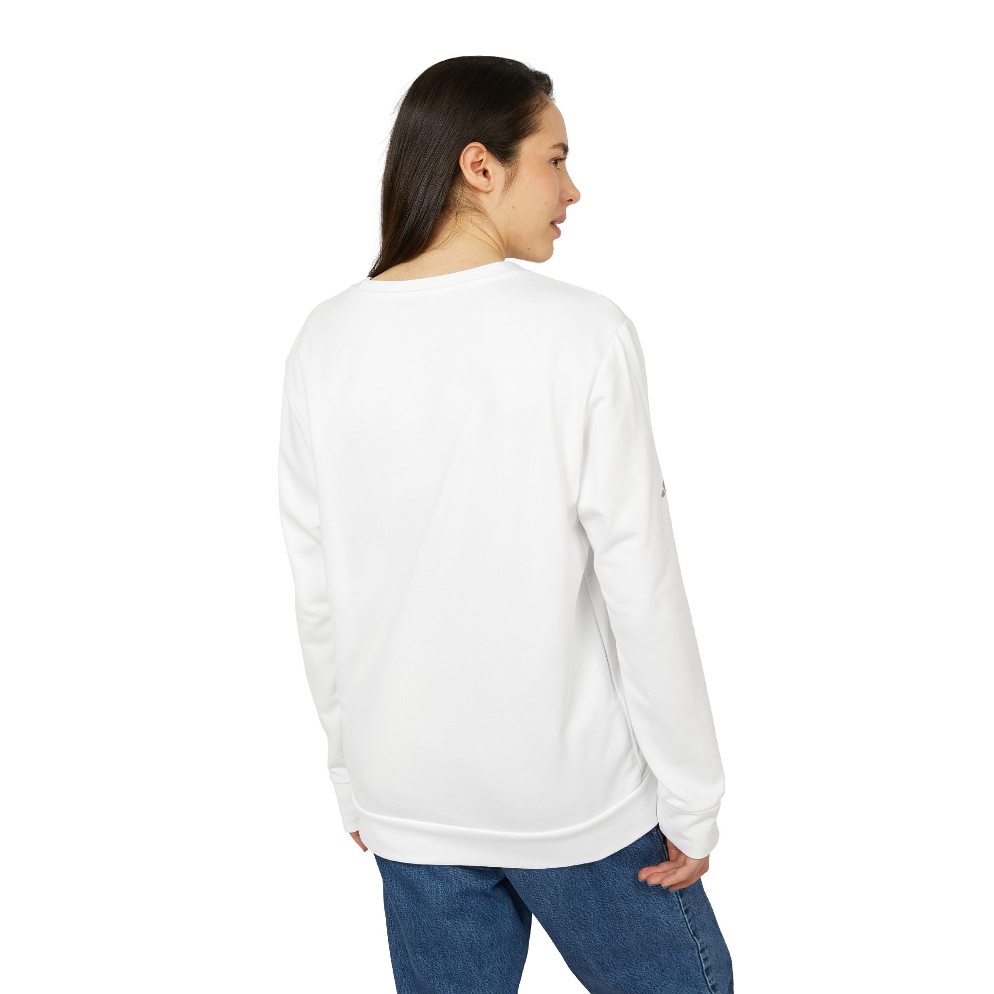 Unisex Royal Blue Kitschy Cassiopeia Constellation BCI Cotton Adidas Sweatshirt