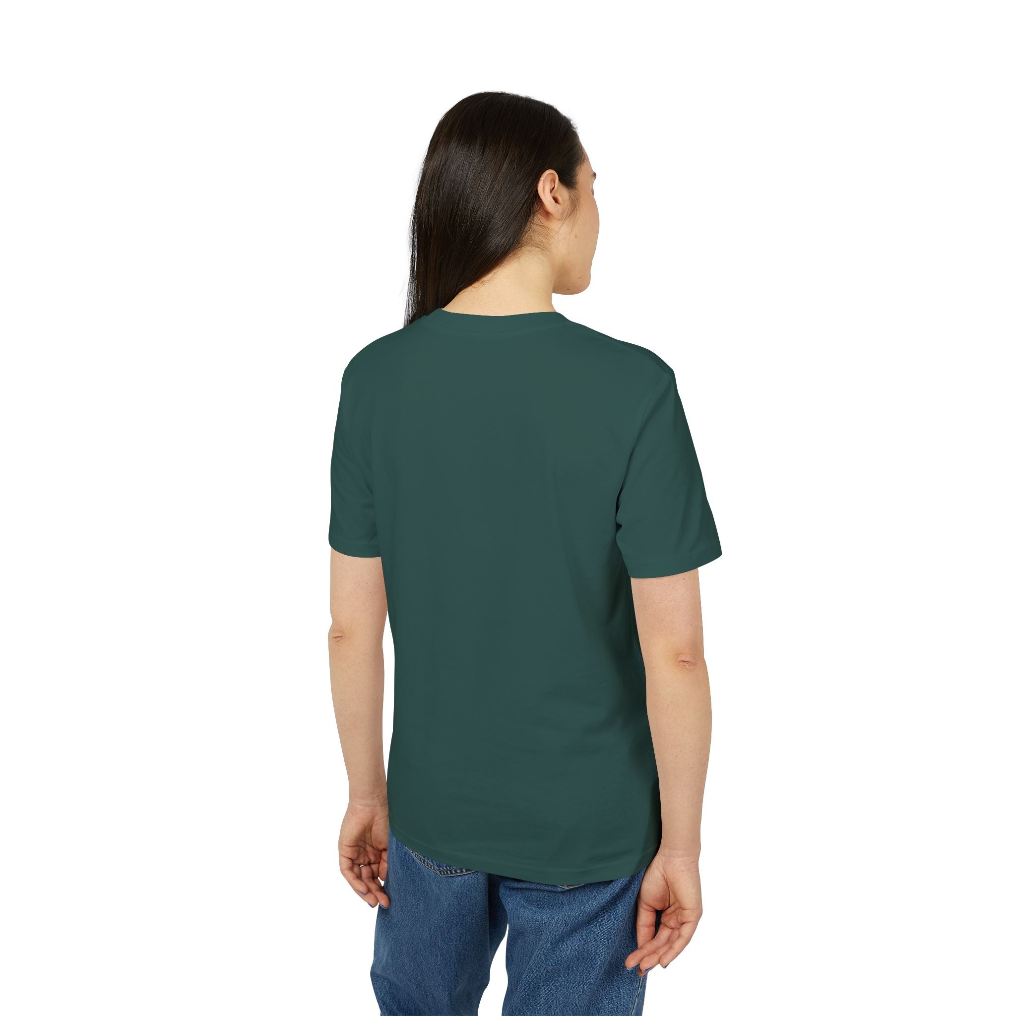 Men's & Women's Black Organic Cotton T-Shirt - Premium Sustainable Graphic Tee