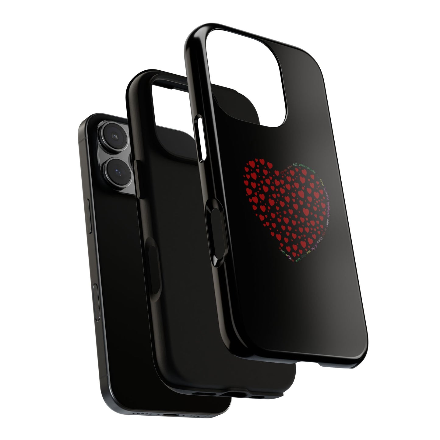 Fundas de corazón rojo para teléfonos iPhone, Galaxy, Google Pixel (54 tipos)