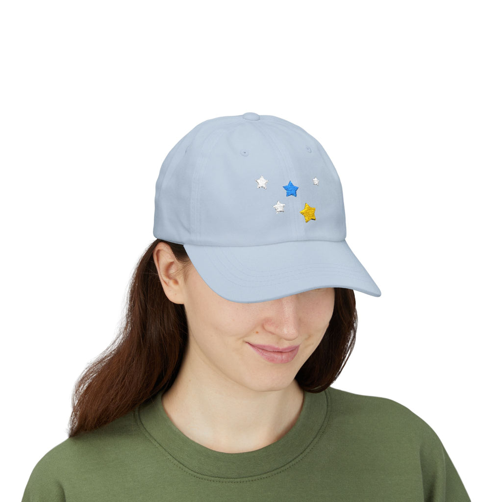 Unisex Cassiopeia Star Embroidered Cotton Dad Cap