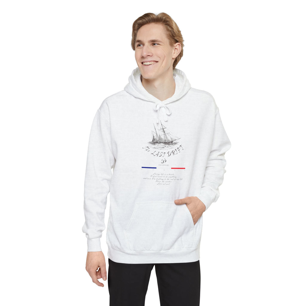 Old Money Nautical Heritage Hoodie - The Last Drift I (9.5oz Garment-Dyed Fleece)