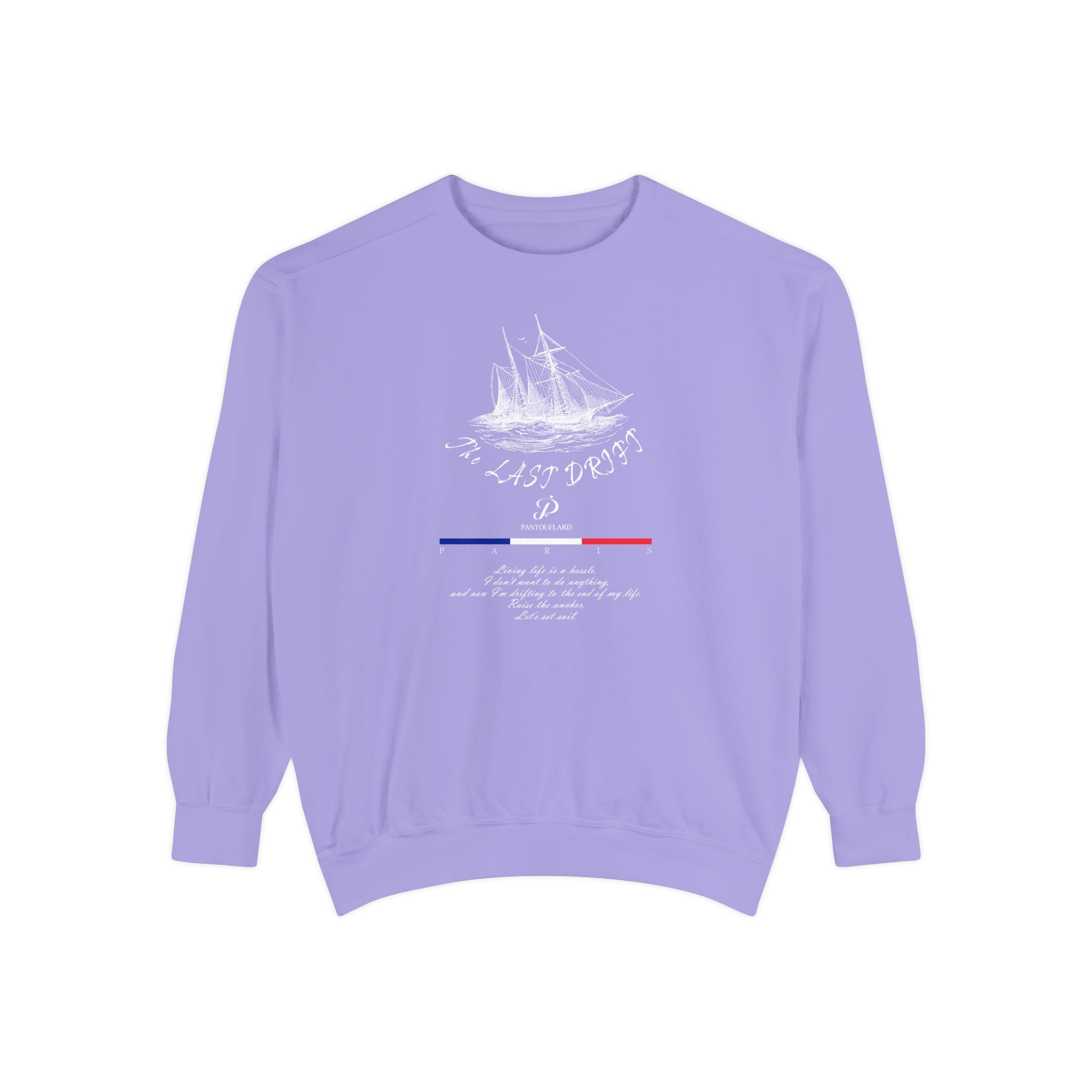 Unisex Navy Last Drift Cotton Blend Sweatshirt