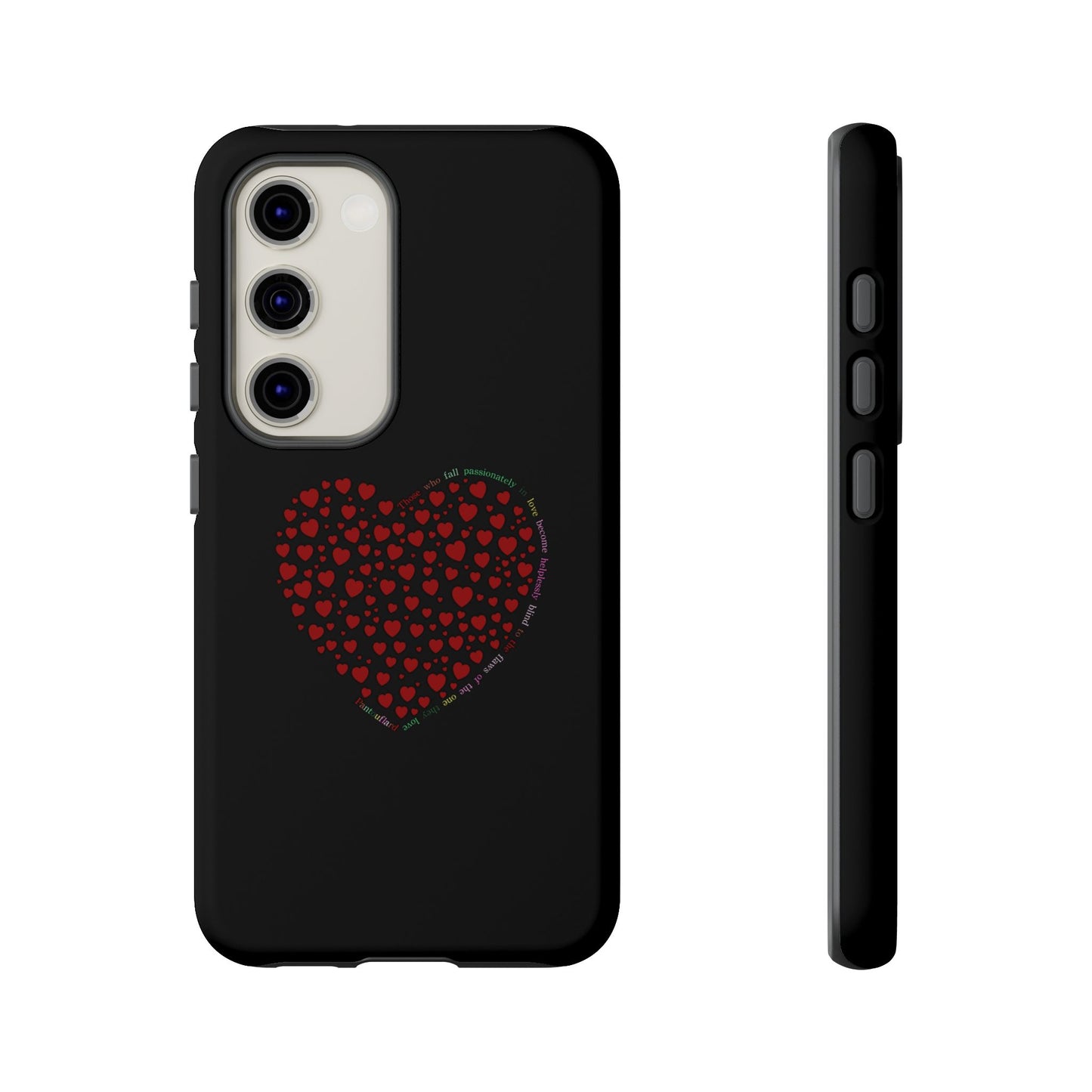 Fundas de corazón rojo para teléfonos iPhone, Galaxy, Google Pixel (54 tipos)