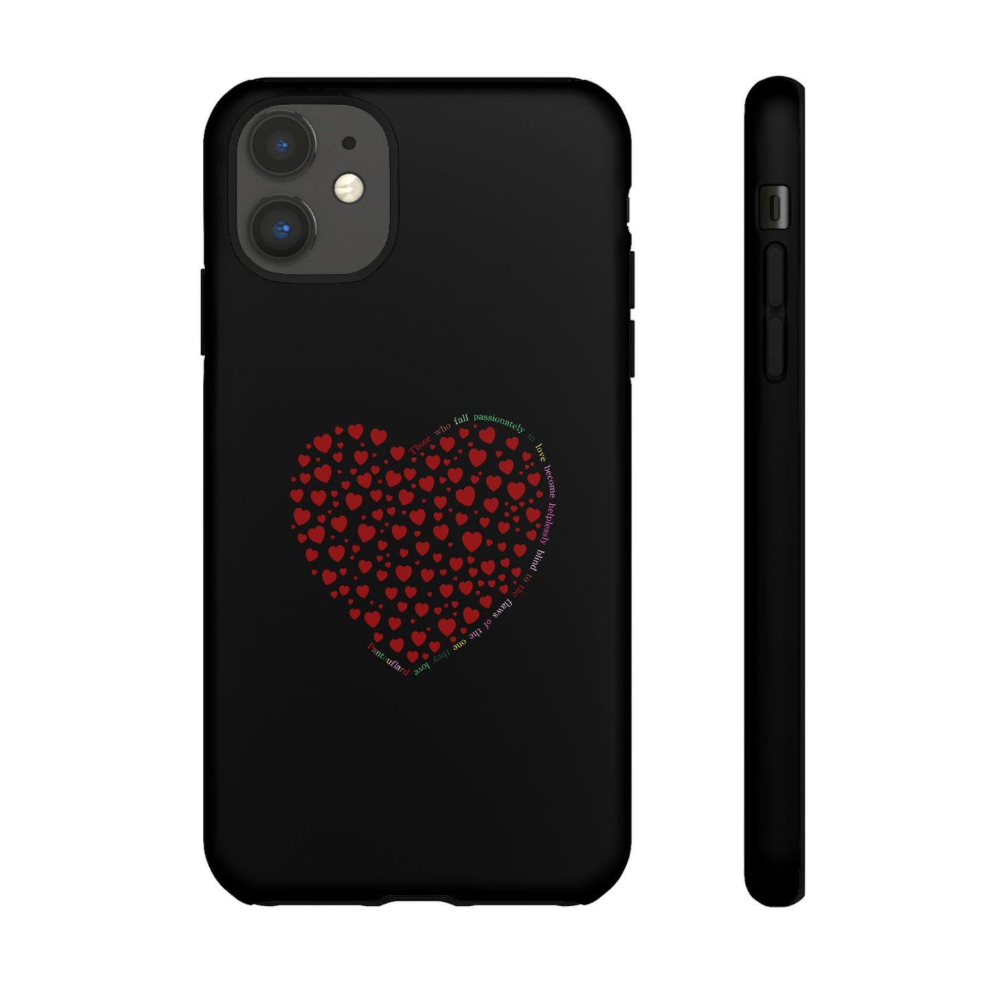 Fundas de corazón rojo para teléfonos iPhone, Galaxy, Google Pixel (54 tipos)
